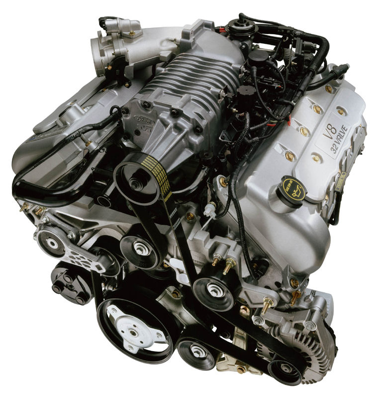 2004 ford mustang svt cobra 4 6l v8 supercharged engine picture pic